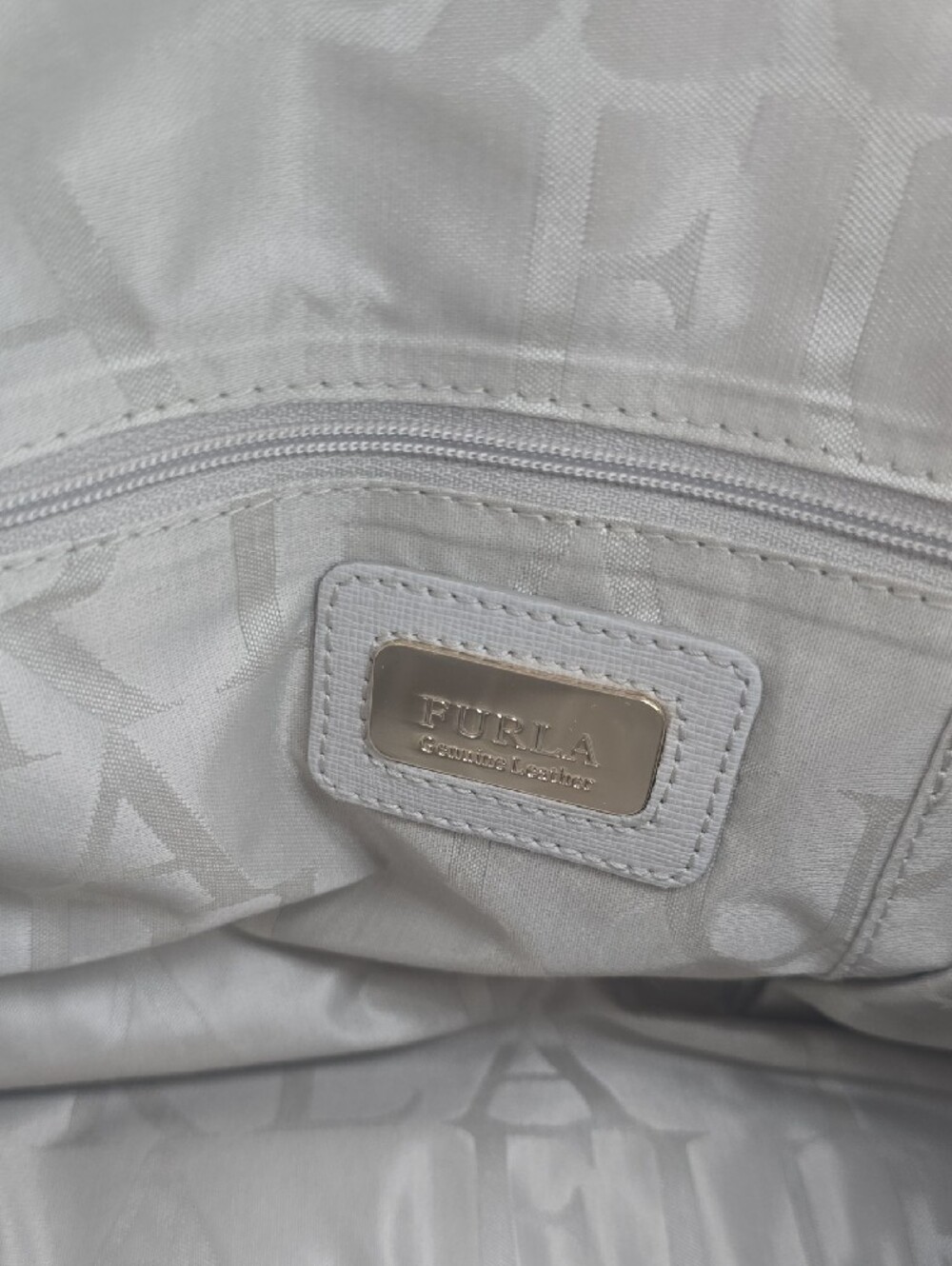 Furla Piper Top Handle Beige Medium Satchel/Dome Bag W Gold Hardware  (NWT)✨️🤍✨ - Picture 7 of 15